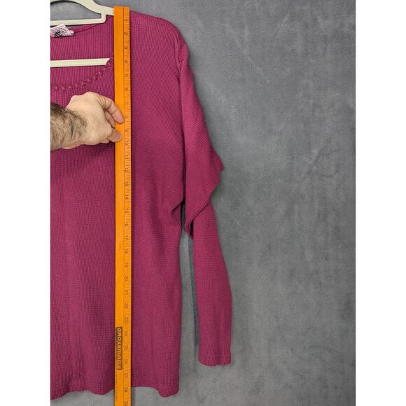 County Seat Nuovo Purple Knit Sweater Womens Large USA Vintage - Picture 8 of 9